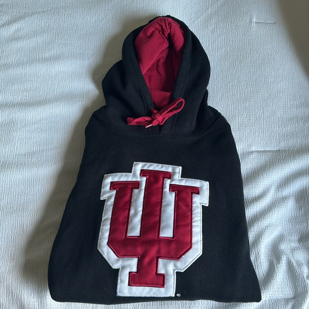 e5 INDIANA UNIVERSITY hoodie sweatshirt